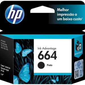 CARTUCHO TINTA HP 664 PRETO ORIGINAL