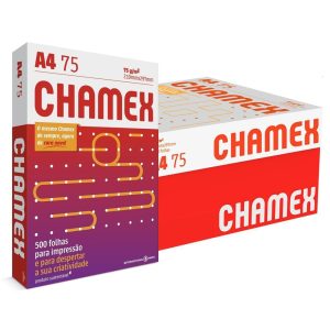 PAPEL A4 CHAMEX 500 FOLHAS 75GR