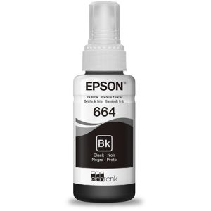 TINTA EPSON ORIGINAL T664 PRETA