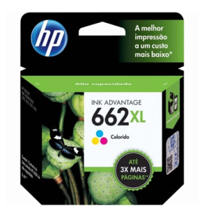 CARTUCHO TINTA HP 662XL COLORIDO ORIGINAL