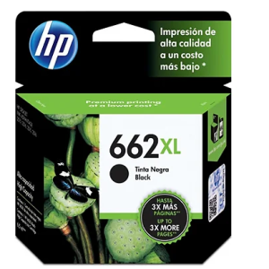 CARTUCHO TINTA HP 662XL PRETO ORIGINAL