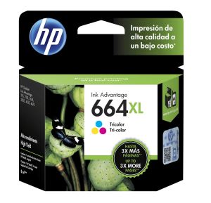 CARTUCHO TINTA HP 664XL COLORIDO ORIGINAL
