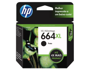 CARTUCHO TINTA HP 664XL PRETO ORIGINAL