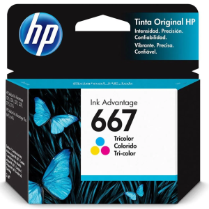 CARTUCHO TINTA HP 667 COLORIDO ORIGINAL