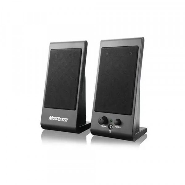 CAIXA DE SOM MULTILASER FLAT 3W RMS PRETO - SP009